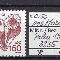 Polen 1989 Freimarke: Heilpflanzen MiNr. 3235 postfrisch