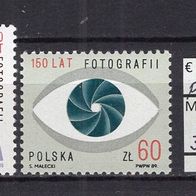 Polen 1989 150 Jahre Photographie MiNr. 3232 - 3233 postfrisch