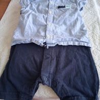 Blauer Einteiler - Strampler - Gr. 68 - Baby Club