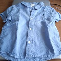 Hellblaues Hemd- Gr. 80 - H&M