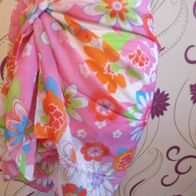 Damen Pareo bunt Strand Urlaub Ferien Tuch Schwimmbad Meer