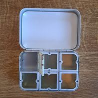 Neu Tackle Box Jenzi Fliegenbox Silber Fliegenschachtel Fliegendose Aluminium
