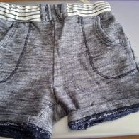 Grau melierte kurze Hosen - Gr. 80 - Tom Tailor