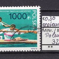 Polen 1990 Kanu-Weltmeisterschaften, Posen MiNr. 3280 gestempelt