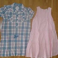 2 x Mädchen Sommer Kleid Gr. 128 H&M Kleider