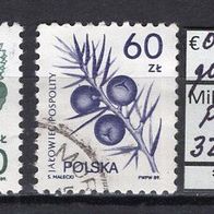 Polen 1989 Freimarken: Heilpflanzen MiNr. 3214 - 3215 gestempelt
