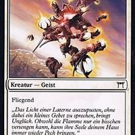 4x "Laternen-Kami" Common aus "Meister von Kamigawa", Erhaltung siehe Text