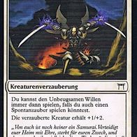 3x "Unbeugsamer Wille" Common aus "Meister von Kamigawa", ungespielt