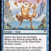 4x "Kami des Zerrbilds" Common aus "Meister von Kamigawa", ungespielt