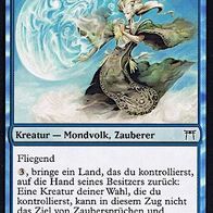4x "Soratami-Regenformer" Common aus "Meister von Kamigawa", Erhaltung siehe Text