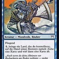 4x "Soratami-Wolkenwandernde" Common aus "Meister von Kamigawa", Erhaltung siehe Text