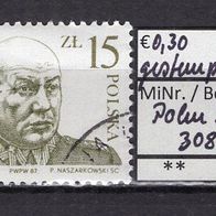 Polen 1987 40. Todestag von Karol Swierczewski-Walter MiNr. 3089 gestempelt -1