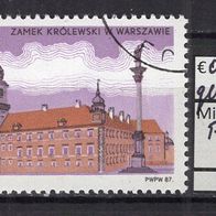 Polen 1987 Königsschloss Warschau MiNr. 3098 gestempelt