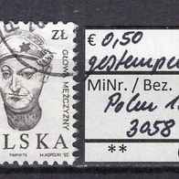 Polen 1986 Freimarke: Köpfe aus der Wawel-Burg, Krakau MiNr. 3058 gestempelt