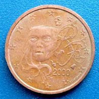 2 Cent - Frankreich - 2000