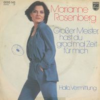 7 Vinyl Marianne Rosenberg / Großer Meister hast du grad mal Zeit für mich
