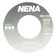 7 Vinyl Nena / Fragezeichen ( Ohne Cover )