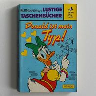 Lustiges Taschenbuch LTB Nr 110 Donald ist mein Typ! 1. Auflage 1986