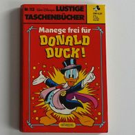 Lustiges Taschenbuch LTB Nr 113 Manege frei für Donald Duck! 1. Auflage 1986