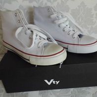 Victory Hohe Damen Sneaker 37 weiß NEU hoch Schuhe Chucks