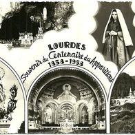 ALT ! Ansichtskarte 1958 Lourdes Dép. Hautes-Pyrénées Midi-Pyrénées Frankreich