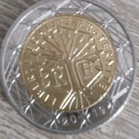 2 Euro Frankreich 2019 Lebensbaum aus Umlauf s. Bild vorzüglich