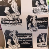 Erotik Werberatschlag - Emmanuelle 4. Teil - Werbematerial - DIN A 4