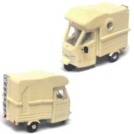 Piaggio Ape 50 ´95, Wohnmobil, hellelfenbein, Kleinserie, Ep5, GeePlast, Spur N