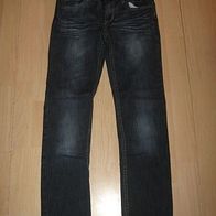 tolle Jeans skinny? H&M Gr. 146 dunkelblau Auswascheffekt (1015)