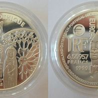 Frankreich 6,55957 Francs = (1 Euro) 1999 Silber PP, "Gotik-Kunststil"
