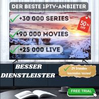 IPTV Premium - Über 25.000 Sender & 120.000 Filme & Serien weltweit | 24H Test ink