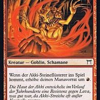 4x "Akki-Steineflüsterer" Common aus "Meister von Kamigawa", ungespielt