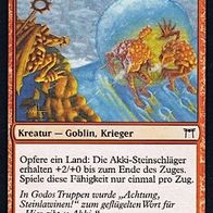 4x "Akki-Steinschläger" Common aus "Meister von Kamigawa", ungespielt