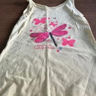 Gelbes Top mit Aufdruck - Gr. 122 - Young Dimension