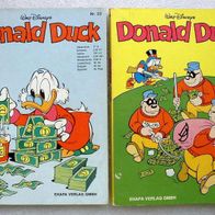 2 x Walt Disneys Donald Duck - Nr. 22, 1976 und Nr. 44, 1977 (EHAPA VERLAG)