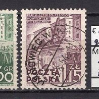 Polen 1951 Sechsjahresplan: Wohnungsbau MiNr. 717 - 718 gestempelt
