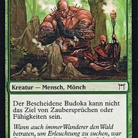 3x "Bescheidener Budoka" Common aus "Meister von Kamigawa", Erhaltung siehe Text