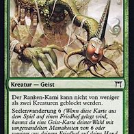 4x "Ranken-Kami" Common aus "Meister von Kamigawa", Erhaltung siehe Text