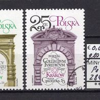 Polen 1982 Restaurierung Krakauer Baudenkmäler MiNr. 2841 - 2842 gestempelt