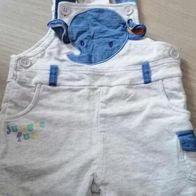 Graue kurze Latzhose - Baby Club - Gr.68