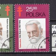 Polen 1982 100. Jahrestag der Entdeckung der Tuberkulose MiNr. 2827 - 2828 gestempelt