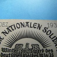 WHW Gau Hessen Nassau Tag der nationalen Solidarität Abzeichen 1934