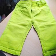3/4 Hose - Jeans - gelb - neongelb - 116 - Kiki & Koko
