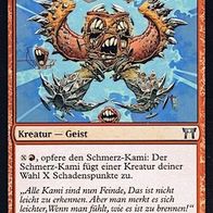 3x "Schmerz-Kami" Uncommon aus "Meister von Kamigawa", Erhaltung siehe Text