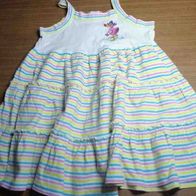 Buntes gestreiftes Kleid - Sommerkleid - Gr. 86 - Dopodopo Mini