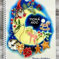 Malbuch „Tichá Noc“ - signiert & unbenutzt - Weihnachtszauber