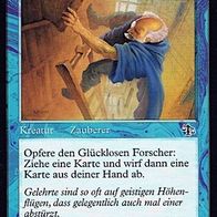 4x "Glückloser Forscher", Common aus "Abrechnung", Erhaltung siehe Text