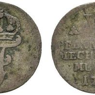 Mecklenburg-Schwerin 6 Pfennig 1780 Friedrich (1756-1785)