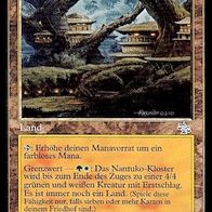 4x "Nantuko-Kloster", Uncommon aus "Abrechnung", sehr wenig gespielt