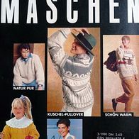 Modische Maschen 1991-03 seltene Zeitschrift